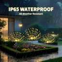 Solar Garden Lights Outdoor Waterproof (2 Pack),Solar Landscape Lighting,60LED Firework Lights for Garden, Pathway, Party & Christmas,Multicolor