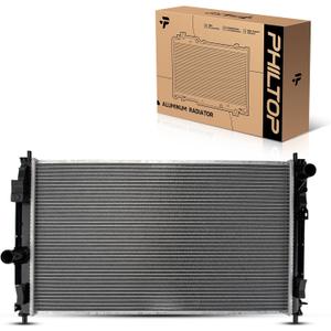 PHILTOP CU2951 Engine Coolant Aluminum Radiator for 2007-2016 Patriot, Compass(w/o Off Road Package) 2008-2014 Avenger 2011-2014 200 2007-2012 Caliber 2007-2010 Sebring