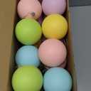 Gejoy 30 Pcs Candy Land Christmas Tree Balls Ornaments 2.36'' Ice Cream Drip Party Decorations Sprinkles Pastel Christmas Bulbs Hanging Ornaments Shatterproof Macaron Pastel Candy Xmas Tree Balls