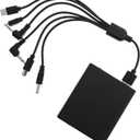 Emergency Battery Pack with Six Portable Power Supply for Devices Lightweight and Secure Backup Battery Unit for Various Settings Theft Design for Enhanced Safety