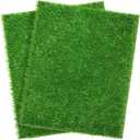 Artificial Dog Grass Pee Pad 30.5"x30.5" 2 Pack, Washable Indoor Potty Training Replacement Turf Grass Mat for Puppy, Reusable Realistic Fake Grass Patch for Dogs
