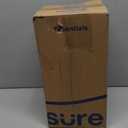 Bedsure GentleSoft Sherpa Fleece Queen Blankets for Bed, Non-Heated, Thick and Warm Throw for Women and Men, Soft Fuzzy Plush Queen Blanket for Winter, Grey, 90x90 Inches