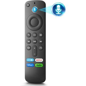 Voice Replacement Remote Control Compatible with Fire TV Stick,TV Cube and Amazon Fire Smart TVs