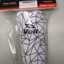 Voit Lightweight Shin Guards for Soccer, Durable PP Material, Hypoallergenic EVA Back, Non-Slip Fit, Protective & Comfortable for Training & Recreational Matches