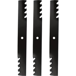 ILONPA 48111 482879 61 inch 5-Star High Lift Toothed Blades for Scag Ferris Husqvarna BZ 6127 BZ 7234 Turf Tiger Freedom Z 61'' Deck Cut Zero-Turn Mower 539101733 539102093, Black