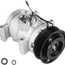 Air Conditioning Compressor & A/C Clutch for Toyota Tacoma 2.7L 4.0L 2005 2006 2007 2008 2009 2010 2011 2012 2013 2014 2015, 1010835 1110835 1210835