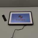 Frameo 10.1 Inch WiFi Digital Picture Frame, Photo Frame Electronic HD IPS Touch Screen 1280x800 32GB, Wall Mountable Smart Cloud Slideshow, Send Photos from Your Phone Anywhere, Gifts for Parents (Black)