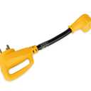Camco PowerGrip Camper/RV Dogbone Electrical Adapter | Rated for 125 Volts/1875 Watts | Copper 10/3-Gauge Wires, Black and Yellow (55155)