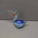 Beachcombers 7" x 5" Pelican Glass Figure Figurine Table Top Ornament Animal Sculpture Sea Animal Beach Nautical Coastal Decor Decoration Blue