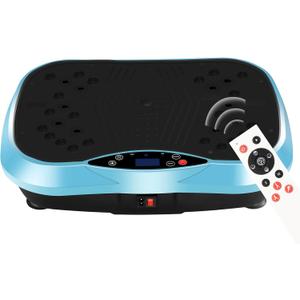 Vibration Plate Exercise Machine - Full Body Workout Vibration Platform with Loop Bands & Remote Control for Home Fitness & Weight Loss & Muscle Toning