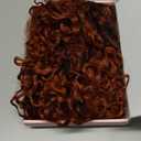 Hair Extension, LONAI 9PCS Clip in Hair Extensions, LN002 22" Long Curly Thick Heat Resistant Synthetic Soft Deep Wave Hairpieces for Women-Copper Red