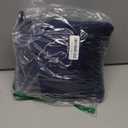 Travel Blanket, Airplane Blanket, Ultra-Soft, Warm & Lightweight, 65x40 in, Outdoor Blanket Essentials for Women, Men & Kids, Included Eye Mask, Luggage Sleeve & Backpack Clip Grey (Navy Blue)