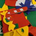 JIALWEN Felt Christmas Tree for Toddlers Kids Wall with 26pcs Detachable Ornaments DIY Set, Wall Hanging Xmas Gifts Christmas Party Decorations