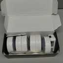 Onumii LED Puck Lights Battery Operated LED Under Cabinet Lighting Wireless Stick on Tap Lights with Remote Controll Color Changing Timer Function for Cabinets, Shelves, Closets - 6Pack White