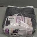 WEERRW 4 Pieces Velvet High Stretch Couch Covers for 3 Cushion Sofa Slipcovers, Washable Furniture Protector with Non Slip Elastic Bottom, Feature Soft and Thick Plush Fabric, Dark Grey, Large