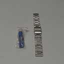 REZERO Stainless Steel Watch Bands for Men, 316L Milanese Mesh Watch Straps, Brushed Matte Watch Bracelets, Metal Watch Band Replacements Silver/Black - 19mm 20mm 21mm 22mm 24mm (Silver - Upgraded Clasp)