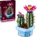 LEGO Botanicals Flowering Cactus Building Toy - Crafting Kit for Girls & Boys, Ages 9+ - Gift for Birthdays - Cactus Room Decor for Display for Bedroom or Book Shelf - 11509