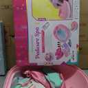 Spa Day Gift Set for Girls, Christmas Birthday Gift Nail Art Salon Sensory Beads Foot Spa Accessories Kit, Foot Soak Tub for Ages 5 6 7 8 9 10-12 Year Old Girl Gifts (Girls)