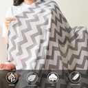 Bunnikins & Clover Muslin Swaddle Blankets for Boys and Girls, Baby Receiving Blankets Unisex, Newborn Essentials for Registry & Gift, 47x47 Inches Swaddles for Newborns, Set of 4