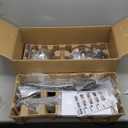 reiga 52 Inch Modern Smart Wifi Ceiling Fan with Light and Remote Control, Living Room Bedroom patio 3 Blade Ceiling Fans with Reversible Mute DC Motor, Silver