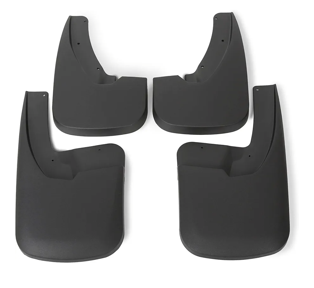 ECOTRIC Mud Flaps Guards Compatible with 2009-2018 Dodge Ram 1500 2500 3500 with Fender Flares Replacement for 82214137 Front & Rear Splash Guards