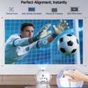 Magcubic 2026 Football-Themed Mini Projector, Portable Projector With WiFi 6 and Bluetooth 5.4, 4K Support, Auto Keystone, 180 Rotatable, Android 14 Smart Proyector For Movie Home Theater HY300F