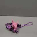 rabbitgoo Cat Harness and Leash for Walking, Escape Proof Soft Adjustable Vest Harnesses for Cats, Easy Control Breathable Reflective Strips Jacket, Pink & Purple, XS