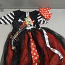 IKALI Girls Pirate Dress with Accessories, Kids Toddlers Pirate Costume Buccaneer Fancy Dress Outfit (8-10 Years)