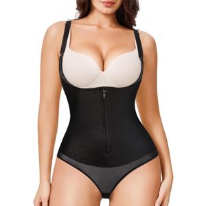 YERKOAD Women Shapewear Bodysuit Latex Waist Trainer Full Body Shaper Tummy Control Fajas Colombianas Zipper Open Bust Corset (Small, Black) YERKOAD Women Shapewear Bodysuit Latex Waist Trainer Full Body Shaper Tummy Control Fajas Colombianas Zipper Open Bust Corset (Small, Black)