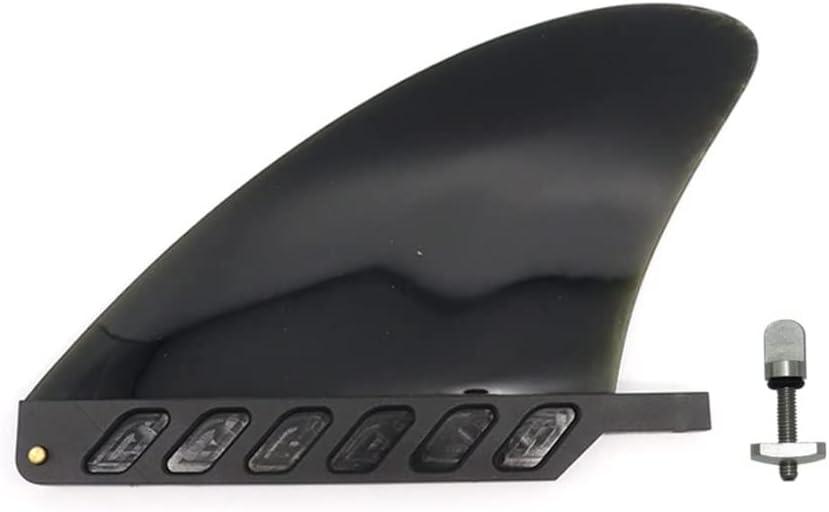 4.6" Soft Surf Fin Orange&Black for Surf Boards, SUP Paddleboards or Water SUP with No Tool fin Screw