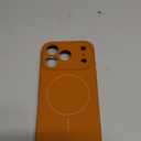 Miracase Magnetic for iPhone 17 Pro Case, Compatible with MagSafe, Integrated Silicone Camera Control Cover, 3.0mm Thicken Shockproof Drop Protection Phone Case for 17 Pro, Orange