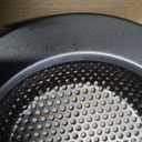 Mudder 3 Pcs Kitchen Sink Drain Strainer and Stopper Stainless Steel Garbage Disposal Plug with Handle Universal Anti-Clogging Kitchen Sink Filter Sieve Basket Strainer(Black)