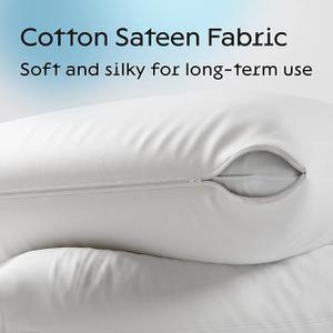 Niagara Sleep Solution 8 Pack Queen Pillow Protectors, 20 x 30, White, 50% Cotton