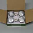 Vinaco GU10 Halogen Bulb Dimmable, GU10+c 110V 50W Candle Warmer Lamp Replacement, MR16 GU 10 50W Halogen Bulb 120V, 50 W MR16 with Glass Cover for Track&Recessed Lighting, 2800K Warm White, 6 Pack