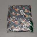 L&FY Hanging Travel Toiletry Bag Women's Cosmetic Organizer Makeup Case Pouch Men's Shaving Kits With Handle (Blue Flower)