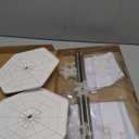 YALLOVE Balloon Column Stand Kit Sets of 2, 7 Feet Height Adjustable Balloon Tower Pillar with Reusable Metal Telescopic Design for Birthday, Wedding, Baby Shower, Graduation Party Decoration