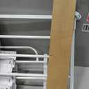 Regalo Safety 29-38.5" Baby Gate for Doorways & Bottom of Stairs, Pressure Mounted Baby Gate with Door for Babies, Toddlers & Pets, Tested & Safe for 30 Years, American Designed, American Owned, White