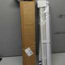 LazBlinds No Tools No Drill 1" Vinyl Mini Blinds, Cordless Blinds for Windows, Light Filtering Horizontal Window Blinds & Shades, 22" W x 36" H, White
