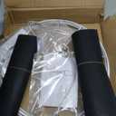 Drum Lampshades Set of 2 - Black Lamp Shade 13" Top x 13" Bottom x 10" High Spider Fitter, Replacement Medium Fabric Lampshades for Table Lamps, Floor Lamps, Assembly Required