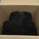 102PCS Black and Gold Plastic Plates - Black Disposable Plates - Heavyweight Disposable Plate with Gold Rim - Fancy Dinner & Dessert Plate for 51 Guests Weddings & New Year Party