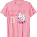Horse Lovers 8th Birthday Girl Cute 8 Year Old T-Shirt, Size Kids 10