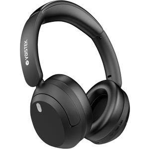 Hybrid Active Noise Cancelling Headphones, Wireless Bluetooth Over Ear Headphones with 50mm Drivers, Deep Bass, HiFi Stereo, 60H Playtime, Lightweight Foldable for Commute, Travel, Home, Music Lovers