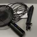 Misting Fan Portable, 20000mAh 12-Inch Outdoor Misting Fan for Patios Outside, 2 In 1 Pedestal & Tabletop Oscillating Fans with Misting Kit, Rechargeable Cooling Fans with Remote/Mist/7 Gear/Timer (Black)