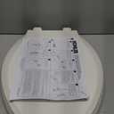 KOHLER 4636-RL-0 Cachet ReadyLatch Elongated Slow Close Toilet Seat, Soft Close Toilet Seat Quiet Lid, Contoured Grip-Tight Bumpers Installation Hardware, Apartment Essentials, White