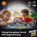 LEGO Star Wars SMART Play: Throne Room Duel & A-Wing Interactive Building Toy - All-in-One Set - Reacts to How You Move and Play with a SMART Brick - Gift for Boys, Girls and Kids Ages 9+ - 75427