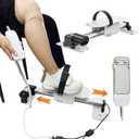 FSA/HSA Eligible Electric Knee Glide for Knee Replacement Recovery Aids Kit Knee Therapy Exercise Strengthening Equipment for PCL ACL MCL Knee Surgery Before and After White