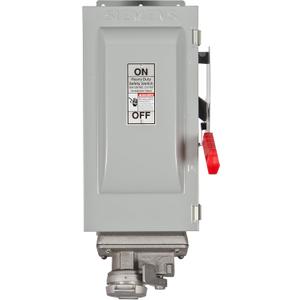 Siemens HF361JCH 30-Amp, 3 Pole, 600-volt, Fused with Receptacle, SW Type 12