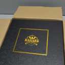 KANARS Old Fashioned Whiskey Glasses with Luxury Box - 10 Oz Rocks Barware For Scotch, Bourbon, Liquor and Cocktail Drinks - Set of 4 - Men Gift