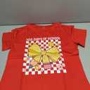100 Days of School Shirt for Kindergarten Teacher: Bow Pencil Shirts,Teacher Appreciation Short Sleeve Shirts, M, Red