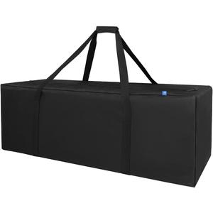 COOLBEBE 42" Sports Duffle Bag - 150L Extra Large Travel Duffel Luggage Bag with Upgrade Zipper, Sturdy & Water Resistant, Black (42inch)